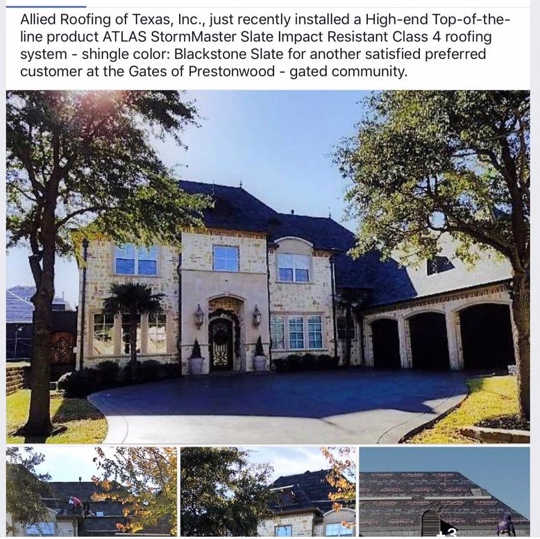 Roofing installation Texas